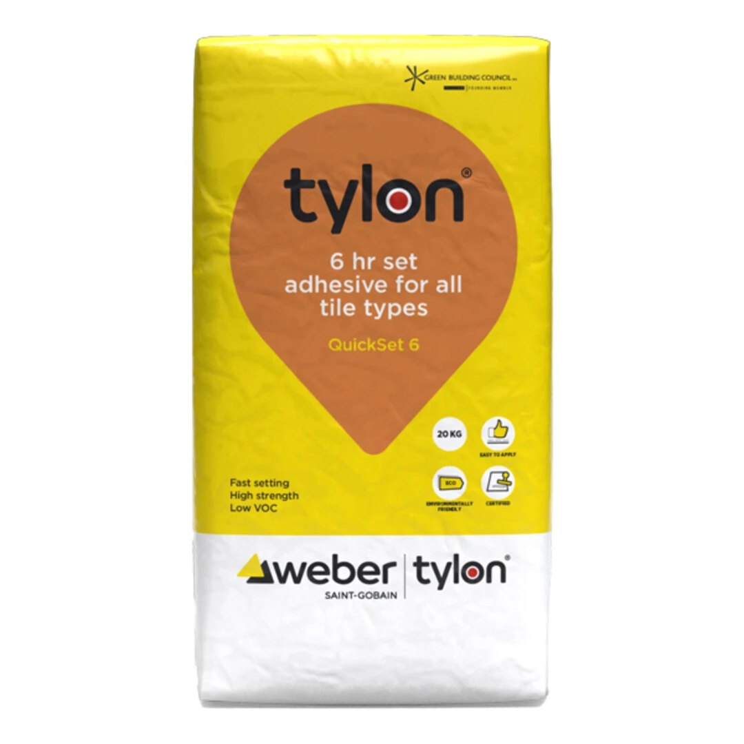 A fast-setting adhesive for fixing ceramic, porcelain, brick, cement, and clay tiles with a thickness range of 3 – 20 mm.